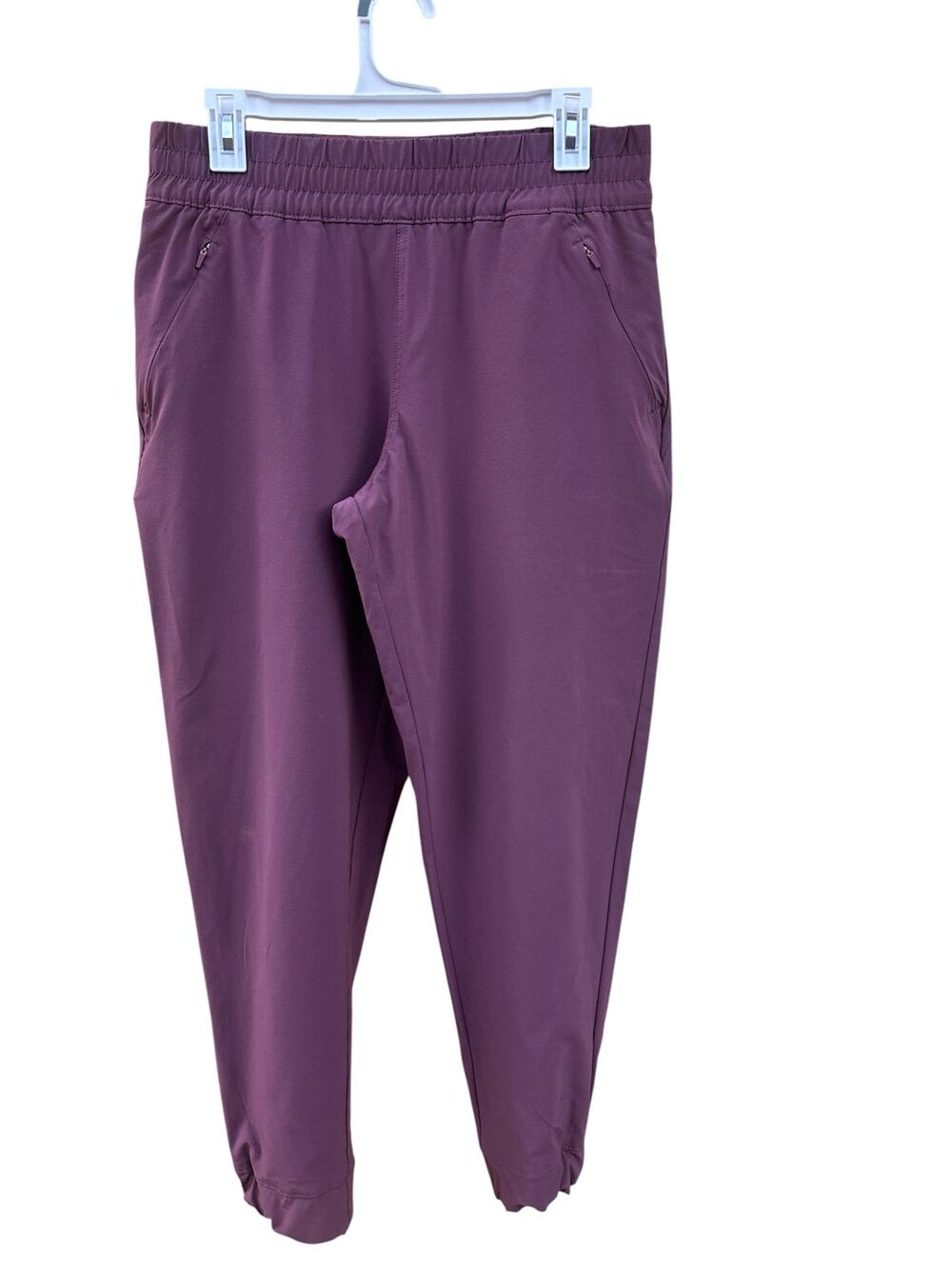 Columbia Women M Pleasant Creek Warm Joggers Burgundy Omni-Shield Hiking Pants